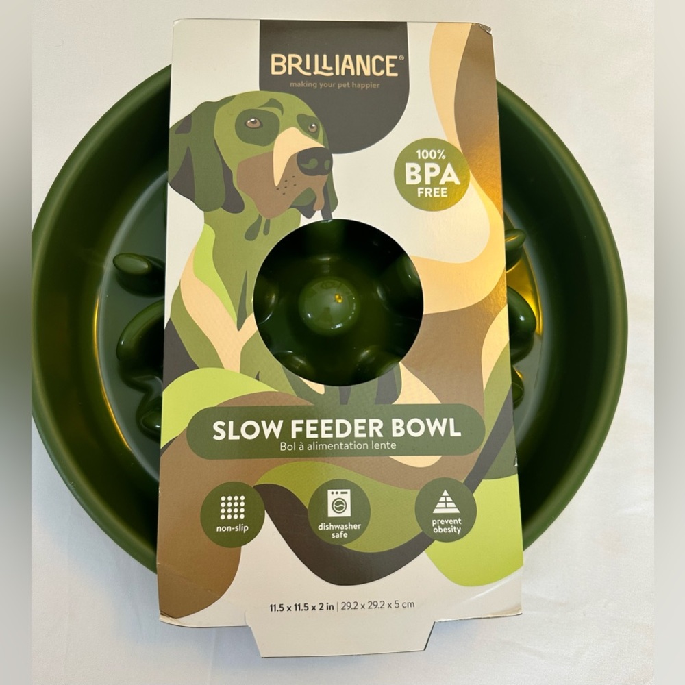 Brilliance Slow Feeder Dog Bowl